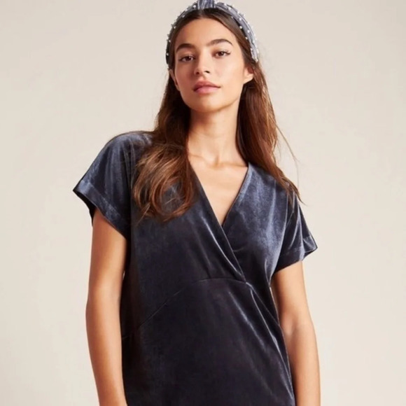 Anthro Sunday In Brooklyn Nancy Velvet Dress Tunic - Picture 5 of 5